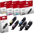 CANON PGI550/CLI551 Multiset 1 x PGI550 BK-XL/ je 1x CLI551 BK/C/M/Y - Original ohne ÜVP