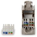 DIGITUS DN-93512 - CAT 5e Keystone Modul, geschirmt Klasse D, RJ45 zu LSA, werkzeugfreie Installation