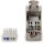 DIGITUS DN-93512 - CAT 5e Keystone Modul, geschirmt Klasse D, RJ45 zu LSA, werkzeugfreie Installation