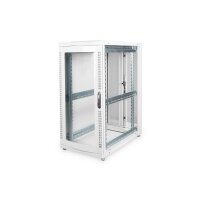 DIGITUS DN-19-SRV-26U-GD-1 - 26HE Serverschrank, Unique, 1340x600x1000mm Stahl-Fronttür mit Plexiglas, grau (RAL 7035)
