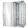 DIGITUS DN-19-SRV-42U-8-GD-1 - 42HE Serverschrank mit Glastür H1955x B800 xT1000 mm RAL7035