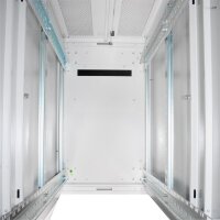 DIGITUS DN-19-SRV-42U-GD-N-1 - 42HE Serverschrank, Unique, 2050x600x1000 mm Stahl-Fronttür mit Plexiglas, grau (RAL 7035)