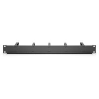 DIGITUS DN-97602 - 1HE Kabelrangierpanel 5x Kabelringe 40x60 mm, Farbe schwarz (RAL 9005)