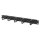 DIGITUS DN-97602 - 1HE Kabelrangierpanel 5x Kabelringe 40x60 mm, Farbe schwarz (RAL 9005)